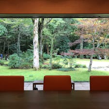 岸邸。
何人の政治家が
この庭を見たのかな？