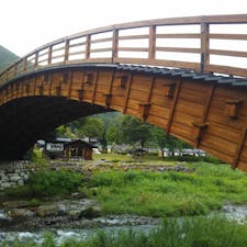 奈良井宿へ向かう橋