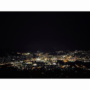 日本三大夜景のひとつ、長崎市稲佐山