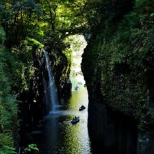 高千穂峡のボート
真名井の滝を間近で見ることができます！ボートは操作に慣れるまでは大変でしたが楽しく散策できました！