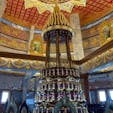 Wat Dhamma Mongkol
ワットタンマモンコン
仏舎利塔の14階
厨子の中の黒い器の中にブッダの遺髪とブッダの遺骨(仏舎利)が納められている。