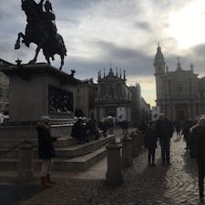 トリノ　サンカルロ広場　平和だった頃