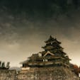 松本城/長野
（池に写った鏡の城です）