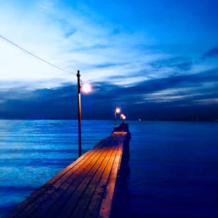 [2018/01]
千葉県。原岡浅橋。
夜になると幻想的なスポットに...。