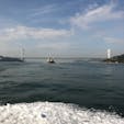 岡山県⇔香川県　瀬戸大橋
周遊船で海上から見る瀬戸大橋も空と海の色と合って綺麗でした
2020/11/16