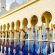 📍Sheikh Zayed Grand Mosque, Abu Dhabi
UAEのアブダビにあるシェイク・ザイード・グランド・モスク。
本当に豪華絢爛だった！