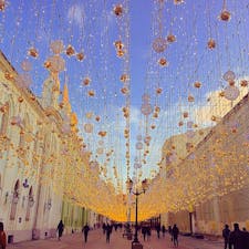 赤の広場へ続くニコルスカヤ通り (Nikolakaya street)