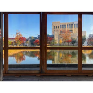 片山津温泉にある、足の湯えんがわ。足湯につかりながら見える風景。

#石川