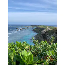 宮古島　東平安名崎
灯台を見晴台から✨