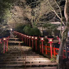 京都　貴船神社
インスタでよく見る写真！紅葉散っちゃってた〜😢🍁