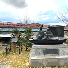 朝霧橋（あさぎりばし）
光源氏像

#京都　#銅像　#全国橋巡り　　#サント船長の写真