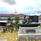 朝霧橋（あさぎりばし）
光源氏像

#京都　#銅像　#全国橋巡り　　#サント船長の写真