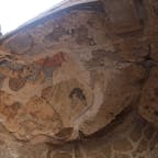 北キプロス　サラミス遺跡　壁画がかすかに残存していた