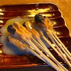 一和
餅にきな粉をまぶし、炭火で焼いて有ります、京都名物と言いますが、オイラは京都名物とは思いませんね、それは土産としては持ち帰りが難度が高すぎる、また日持ちが当日限りです、又三人前からですね、だから今宮の名物かな？

#京都　#旅食　#サント船長の写真
