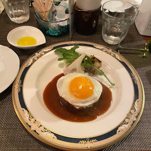 京都　ヒグチ亭
ハンバーグが大好きな友達とハンバーグ食べてきた！