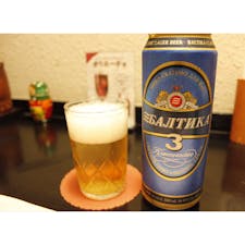 【兵庫県】
バラライカ
ロシア料理屋さん🇷🇺
私の大好きなビールБалтика3を飲むことができて
大満足です。