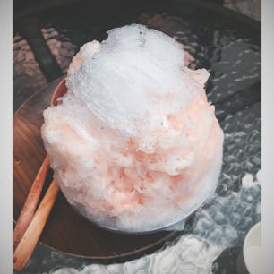 パティスリー　エチエンヌ
桃ジュレかき氷
2020/8/27
#神奈川