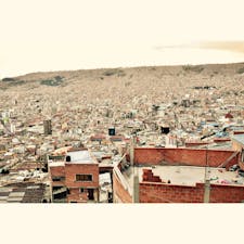 昼ver.@ラパス　
これが全部家って凄くないですか？😳
圧倒されたな〜。