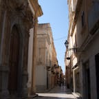 マルサーラ旧市街　真夏の午後は人がいなくなる