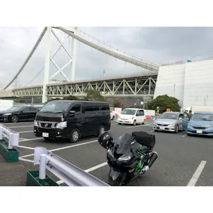 当初の目的地
倉敷市へ
和布刈PAで休憩中