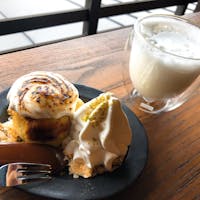 #スイートポテトのブリュレソフトクリーム添え
#岐阜
#飛騨高山
#花風華