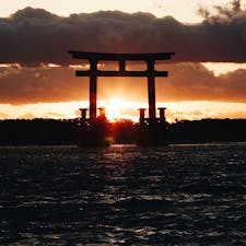 #浜松#静岡県#浜名湖#夕焼#弁天島