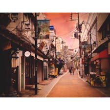 #谷中商店街
#昭和レトロ

夕焼けが似合う街📸素敵☺️
