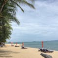 タイ・サムイ島にある「サンティブリリゾート＆スパ」。プライベートビーチで何もしない贅沢な休暇を過ごせます🏖