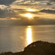 江の島展望灯台から見た夕日