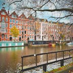 アムステルダムの運河に浮かぶハウスボート

#アムステルダム　#運河　#ハウスボート