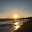 サザンビーチ茅ヶ崎の夕日です