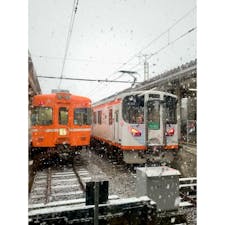 松江しんじ湖温泉駅

2021年1月
この日は雪が降っていた。