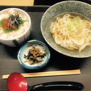 2021.3.21
新湊きっときと市場
食事処海み屋
ミニ丼ハーフセット
白エビうどんとかにいくら丼