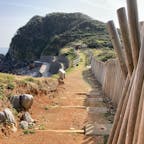 神島　カルスト地形　観光遊歩道