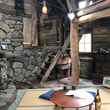 富良野　五郎石の家
北の国からで使われた家の中を見学できます。最初の家も同じ場所で見れます