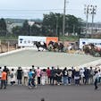 帯広　ばんえい競馬場
重いソリをひく巨大な馬たち
並列しながら応援するのが楽しい！