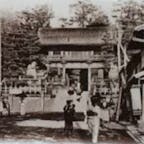 八坂神社　西楼門
明治の頃の写真

#サント船長の写真 #京都　#門巡り　#楼門