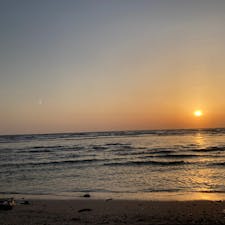 油井前の洲
ローソク島遊覧船がしけで欠航となってしまったので別の夕日スポットへ