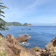 遊歩道の先
地質学的にマニアにはたまらない地形（？）らしい