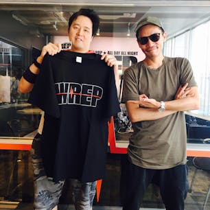 zeebraさんともWREPにて奇跡の撮影！！

めちゃくちゃ嬉しかったです！