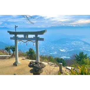 1時間ほど山道を登りました
#高屋神社
#香川