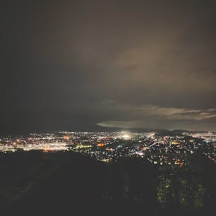 福井　村国山　夜景