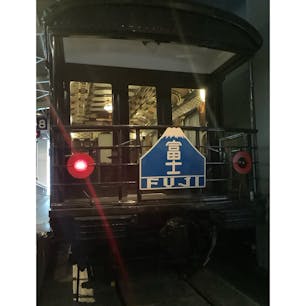 列車にはデッキも付いていました。