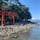 鳥居と富士山と海
諸口神社