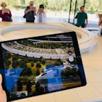 Apple park in Cupertino🇺🇸 2018/5/23 世界の🍎お散歩ついでに。裕福だから街がきれい。