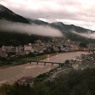 先週6/29下呂温泉しょうげつからの様子
雨続いてますねぇー