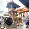 祇園祭り　山鉾の組み立て
月鉾　(三日目)
コレで後は飾り付けをして完成ですね。

#サント船長の写真　#祇園祭り　#京都