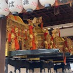 祇園祭り　八坂神社
左から東御座　中御座　西御座で17日の夕刻から、四条新京極のお旅所に向けて市内を巡ります。

#サント船長の写真　#祇園祭り　#京都