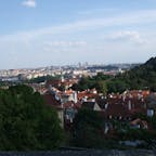 プラハ城から下界を見る