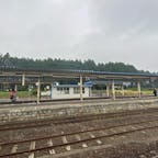 日本最古の防風林(野辺地)
野辺地駅のホームの後に西側に2kmにわたって続く約700本の杉林。明治26年に、日本初の林学博士である本多静六氏の進言で誕生したこの杉林は、豪雪地である町の線路を守るために植林された日本初の防雪林で、鉄道記念物に指定されています。

#サント船長の写真　#下北半島　#日本最古　#青森県　#日本の駅